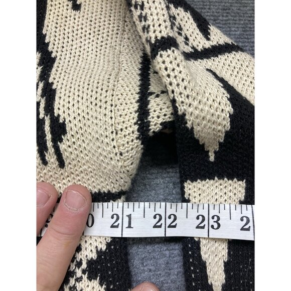 CHRIS TRIOLA Wearable Art Handmade Sweater Coat Size 2 Animal Print Made In USA - Picture 8 of 15